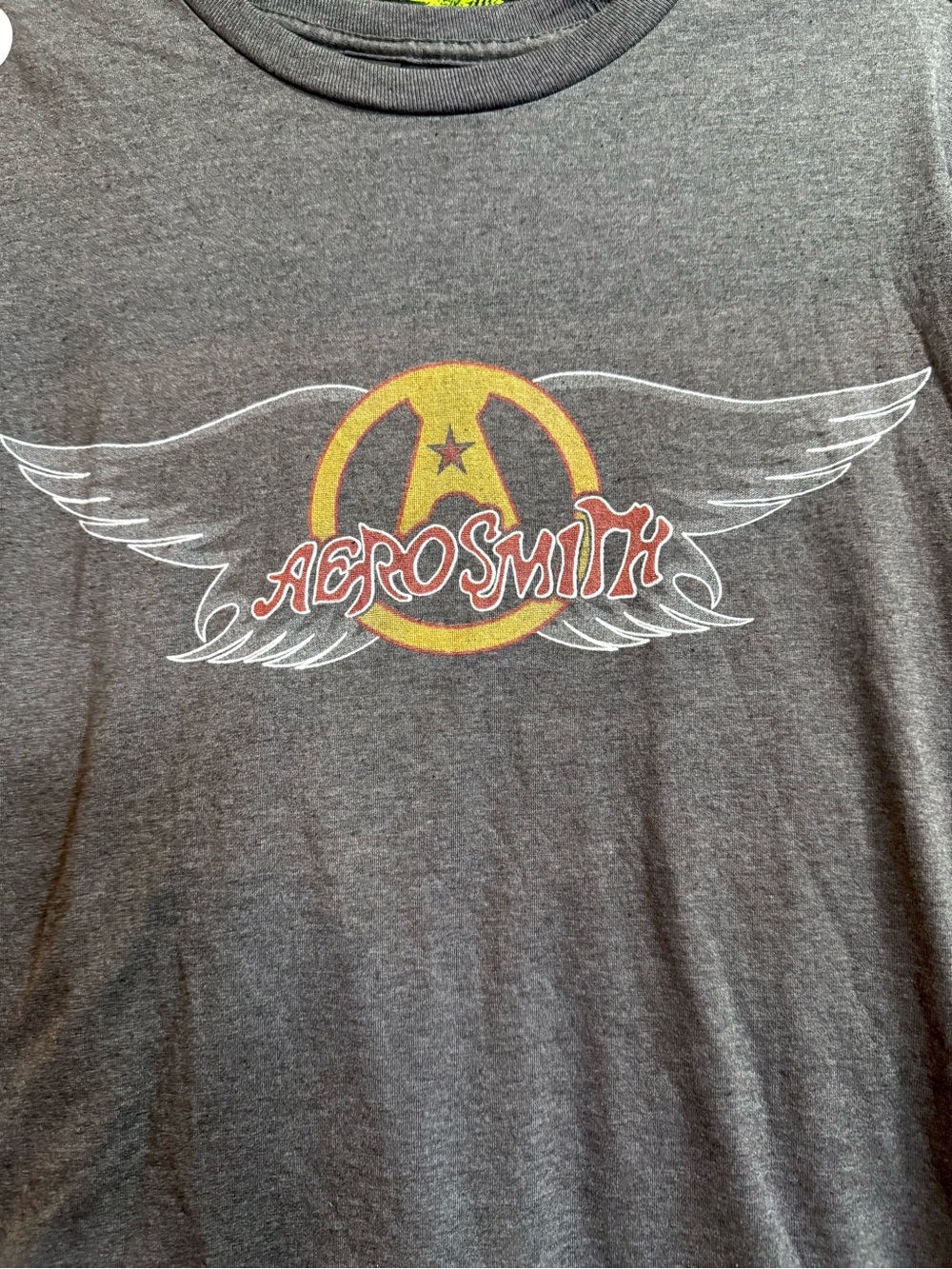 Aerosmith Vintage Wings Logo T-shirt Size L